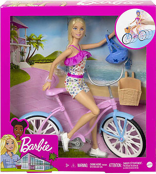 Barbie - Doll And Bicycle HBY28