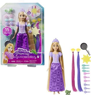 Disney Princess - Fairy-Tale Hair Rapunzel Doll And Accessories HLW18