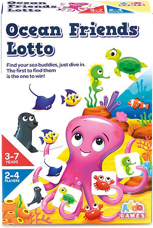 Addo Games Ocean Friends Lotto Card Game