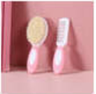 Safety Baby Hair Brush & Comb Set Newborn Wash Hair Massage Scalp Brush Cleaning Care