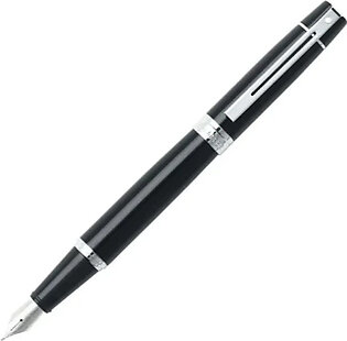 Sheaffer Gift Collection 300:  9312 Glossy Black Chrome Trim Fountain Pen