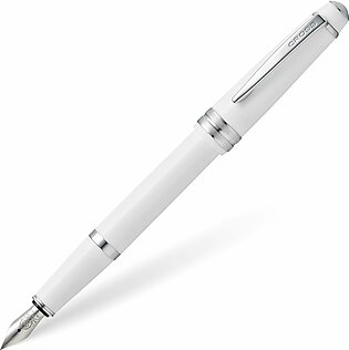 Cross Bailey Light Polished White Resin w/Polished Chrome Appointments Fountain Pen Item# AT0746-2
