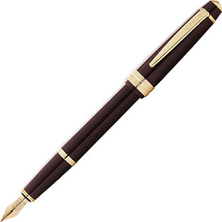 Cross Bailey Light Burgundy Resin w/Gold Plated Trim Fountain Pen Item# AT0746-11