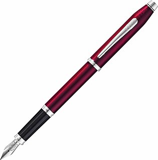 Cross Century II Translucent Plum Lacquer Fountain Pen with Rhodium-Plated Appointments Item# AT0086-114