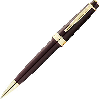 Cross Bailey Light Burgundy Resin w/Gold Plated Trim Ballpoint Pen Item# AT0742-11