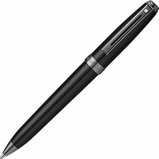 Sheaffer Prelude Collection: 9144  Gloss Black Lacquer Gunmetal Tone Trim Ballpoint Pen