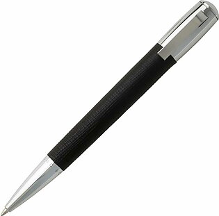 Hugo Boss Pure Leather Tradition Black Ballpoint Pen HSL6044A