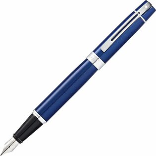 Sheaffer Gift Collection 300 – 9341 Blue Lacquer Chrome Trim Fountain Pen