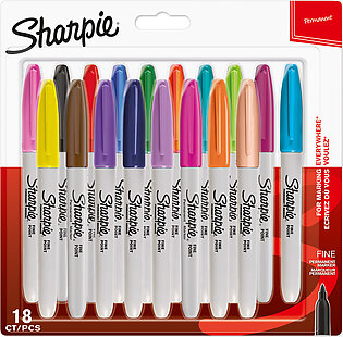 Sharpie 1996112 Blister Pack 18 Color Marker Set