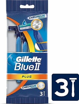 Gillette Blue 2 Plus - Bag of 3 Razors