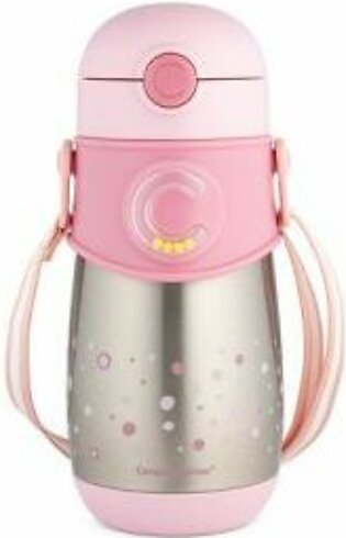 Canpol Babies Thermal Cup With Silicone Straw 300 Ml Pink