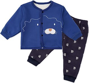Baby Fleece Pajama Set Sheep Light Blue - Sunshine