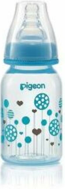 Pigeon Flexible Feeder Clear Rpp 120 Ml Blue