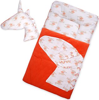 Little Star Baby 2Pcs Carry Nest & Pillow Set Red