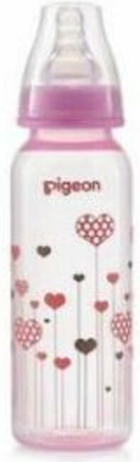 Pigeon Flexible Feeder Clear Rpp 240 Ml Pink
