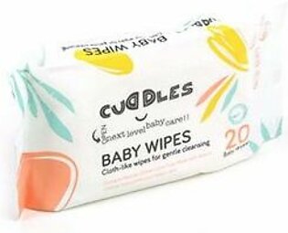 Cuddles Next Level Baby Wet Wipes- 20 PCs
