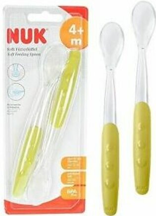 NUK EASY LEARNING SOFT SPOON  2pcs Pack