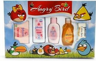 Johnson Baby Pack Of 5 Angry Bird Gift Set
