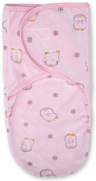 Baby Wrap Swaddle Penguin Pink - Sunshine