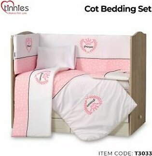 Tinnies Cot Bedding Set 7Pcs - Pink