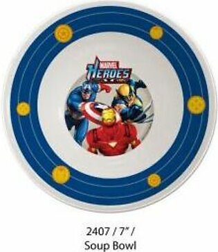 Marvel Heroes 3 Soup Bowl