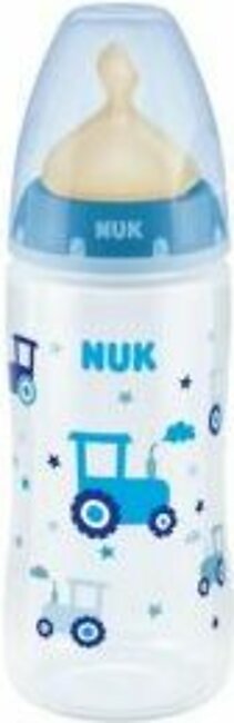 Nuk Bottle First Choice Temprature Control Silicone Nipple Pp 300Ml Blue 0-6M