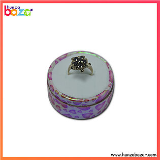 Sapphire Stone Silver Ring HB-580