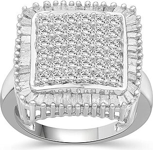 JEWELEXCESS White Diamond 2 Carat Ring