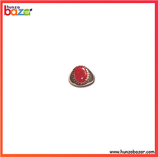 Ruby Stone Silver Ring HB-419