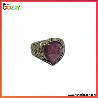 Ruby Stone Silver Ring HB-560