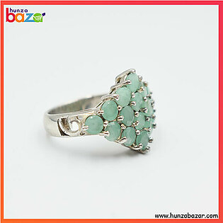 Emerald Stone Ring For Womens HB-676
