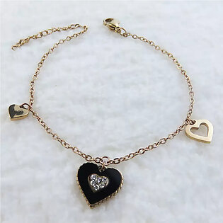 Trendy Beaded Key Heart Pendant Best Friend Bracelets For Girls