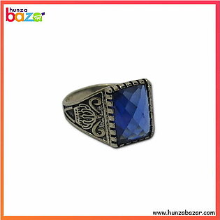 Sapphire Stone Silver Ring HB-569