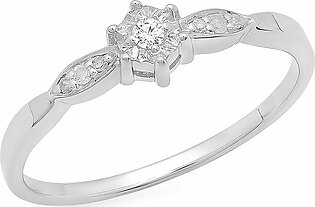 Diamond Ladies Bridal Promise Engagement Ring
