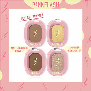 PinkFlash PF-F02 Shimmer Highlighter & Matte Contour Powder