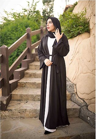 Abaya (Black & White Color)