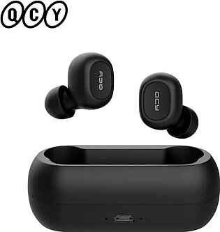QCY T1C TWS Bluetooth 5.0 In-ear Mini Wireless Noise Cancellation Earphone – Black