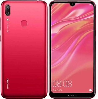 Huawei Y7 Prime 2019 – 6.26 FHD Display – 3GB RAM – 64/32GB ROM – Fingerprint Sensor & Face Unlock -Coral Red