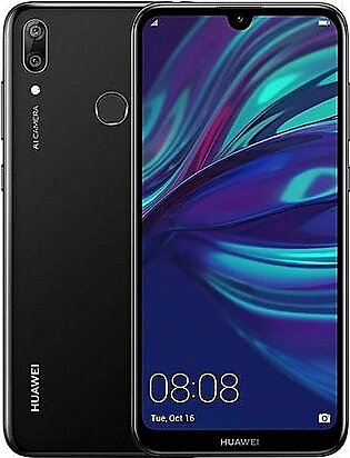 Huawei Y7 Prime 2019 – 6.26 FHD Display – 3GB RAM – 64/32GB ROM – Fingerprint Sensor & Face Unlock -Midnight Black