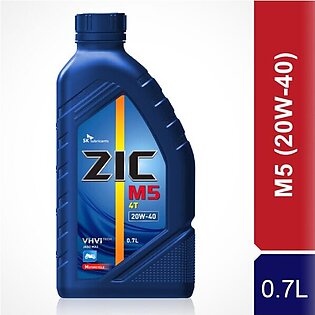 Zic M5 20W-40 – Motorcycle Engine Oil – 0.7Ltr