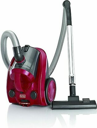 Black n Decker Bagless Vacuum Cleaner VM1680 With Multi Purpose Floor Head Brush – Red & Grey