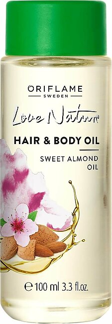 Oriflame-Hair & Body Oil Sweet Almond Oil, 100ml