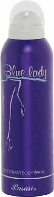Rasasi- Blue Lady Body Spray, 200Ml