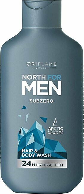 Oriflame-North For Men Subzero Hair & Body Wash, 250ml