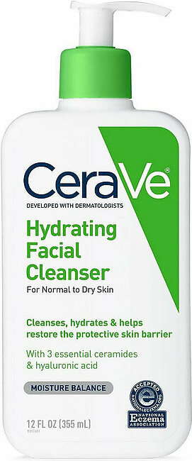 Cerave Hydrating Facial Cleanser For Normal To Dry Skin 355Ml