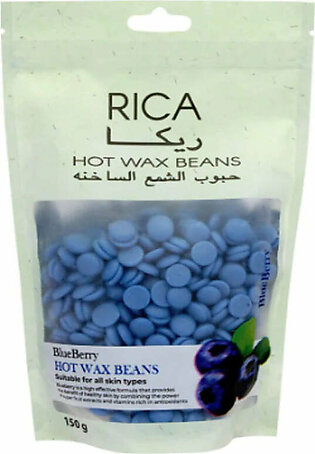 Rica Wax- Blueberry Hot Wax Beans, All Skin Types, 150g