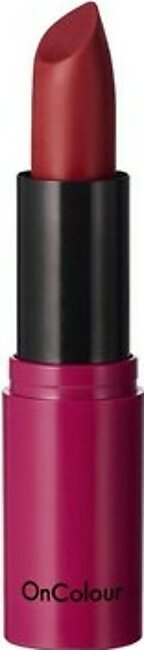 Oriflame-On Colour Matte Lipstick, 4gm - Brick Red
