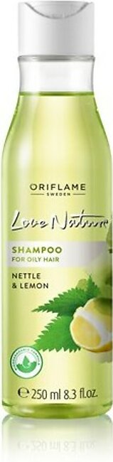 Oriflame-Love Nature Shampoo for Oily Hair Nettle & Lemon, 250ml