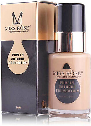 Miss Rose Professional Make Up Natural Foundation Fair 30Ml