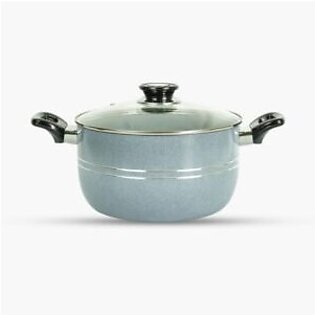 KLASSIC Casserole / Cooking Pot 30Cm with Glass Lid Marble Coated
